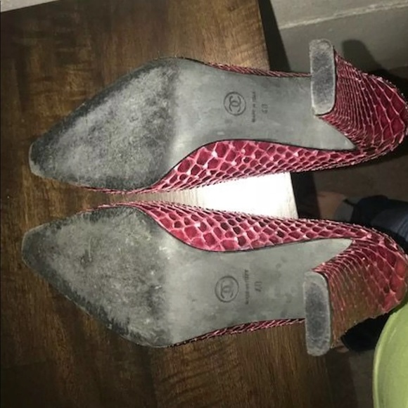 Chanel snakeskin heels - AUTHENTICATED - Picture 4 of 4